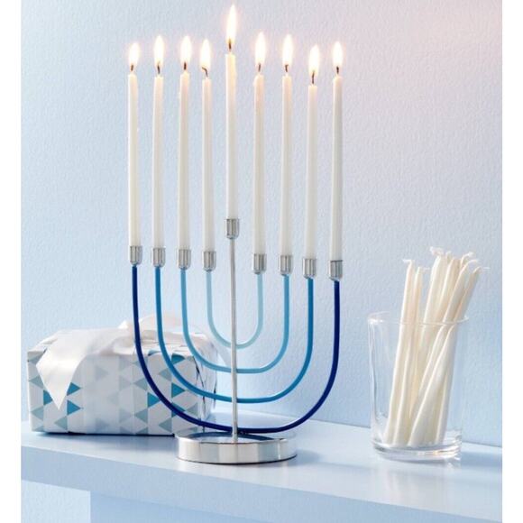 45ct 5.5" Paraffin Wax Unscented Menorah Candles White NIB - Picture 3 of 3